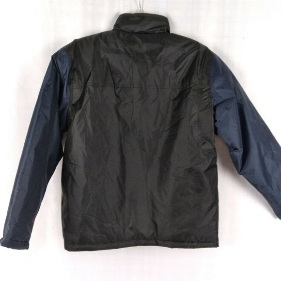 NEW Sacred Cult Boys Blue Black Full-Zip Coat Kids Insulated Jacket Sz XL 16/18 - Picture 3 of 8